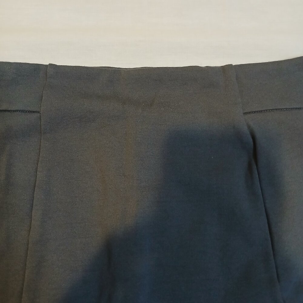 T Tahari Women's Medium Pencil Skirt Stretch‎ Charcoal Grey Tummy Control - Picture 6 of 9